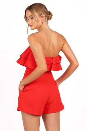 Elliott Romper – Red