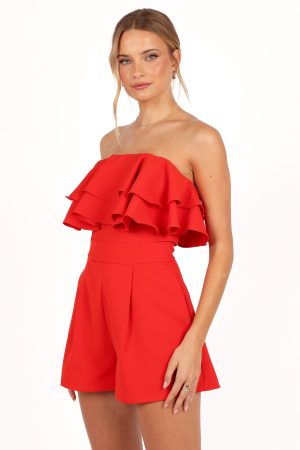 Elliott Romper – Red