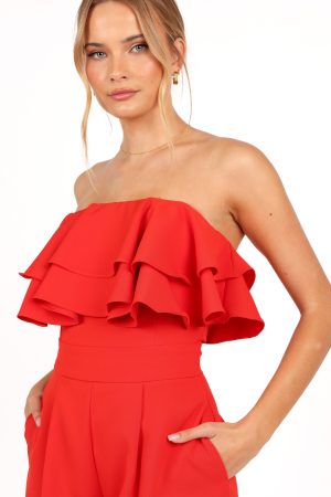 Elliott Romper – Red