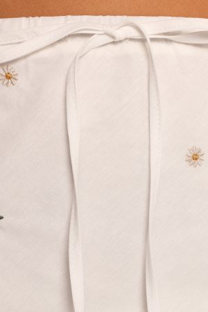 Esra Mini Skirt – Ivory