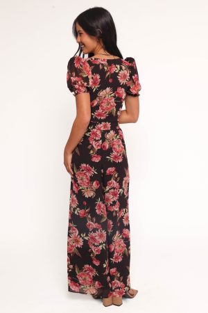 Estie Pants – Black Floral