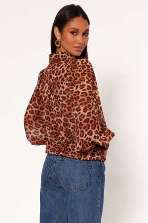 Fleetwood Blouse – Leopard