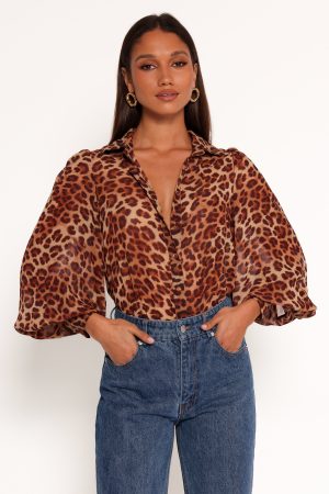 Fleetwood Blouse – Leopard
