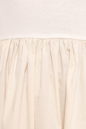 Franki Midi Dress – White Cream