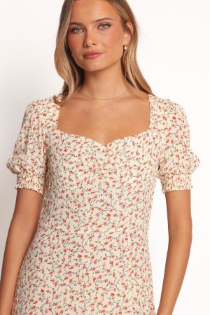 Franklin Dress – Cream Floral