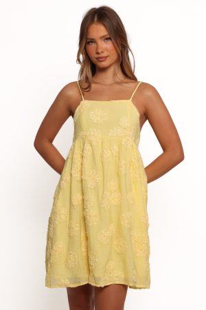 Giana Mini Dress – Yellow