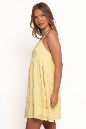 Giana Mini Dress – Yellow