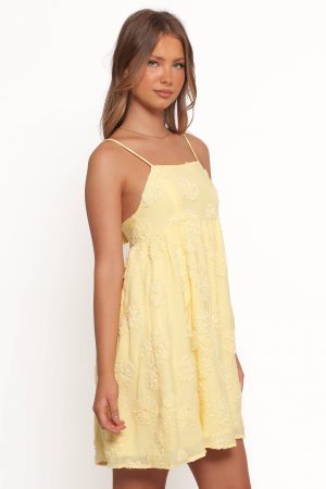 Giana Mini Dress – Yellow