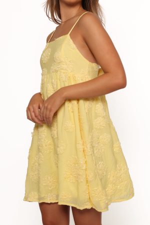 Giana Mini Dress – Yellow