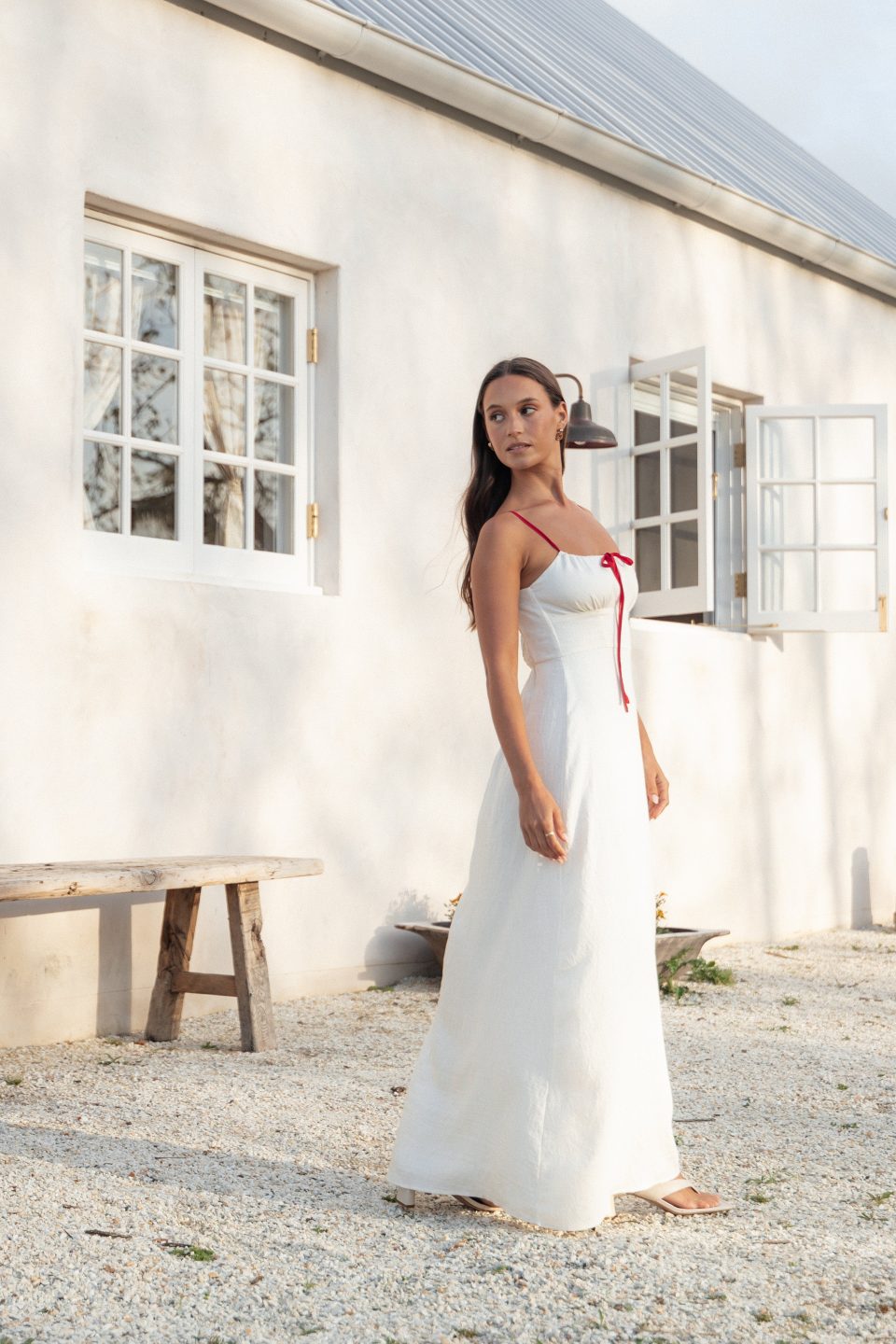 Gracie Midi Dress - Oatmeal