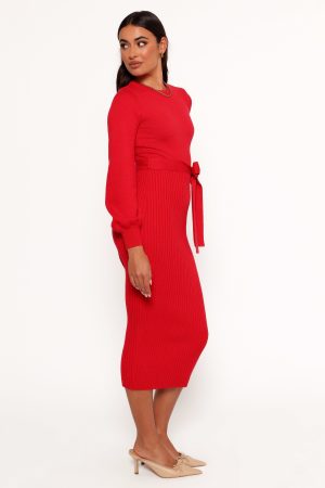 Helena Dress – Red