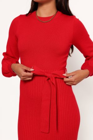 Helena Dress – Red