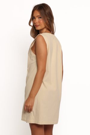 India Mini Dress – Butter Yellow