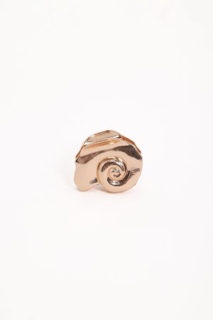 Indy Shell Hair Clip – Gold