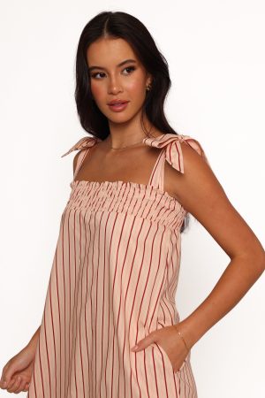 Irina Maxi Dress – Pink Stripe