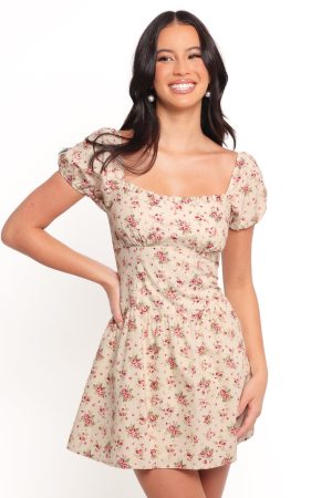 Isobelle Mini Dress – Red Floral