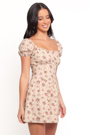 Isobelle Mini Dress – Red Floral