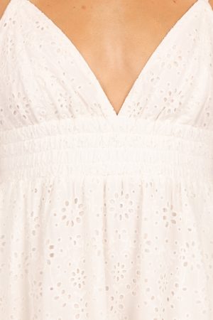 Ivannah Midi Dress – Ivory