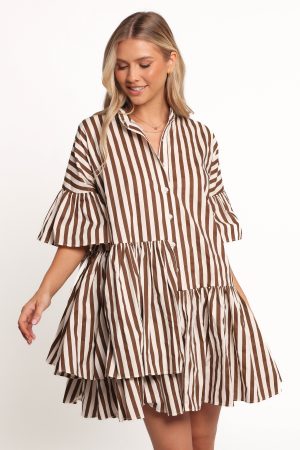 Jacqueline Mini Dress – Chocolate