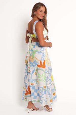 Janina Maxi Dress – Multi Print