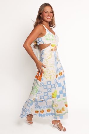 Janina Maxi Dress – Multi Print