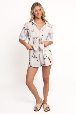 Jaymes Shirt – Blue Floral