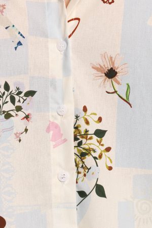 Jaymes Shirt – Blue Floral