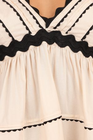 Jeanie Midi Dress – Natural