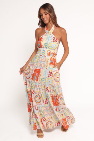 Jelena Maxi Dress – Aelia Print