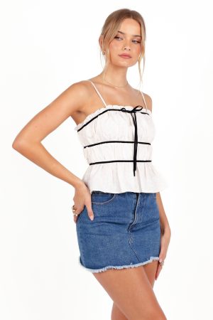 Jenni Top – White Floral