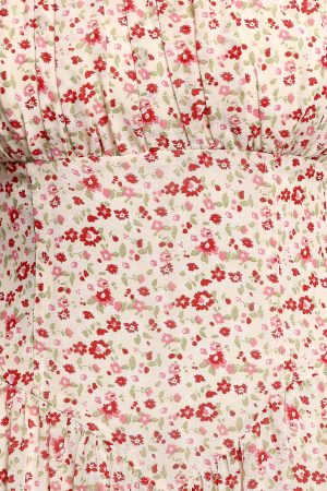 Jody Strapless Maxi Dress – Floral