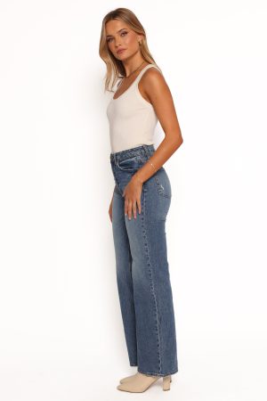 Jolene Wide Leg Jeans – Reflecting