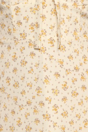 Joss Mini Dress – Cream Yellow