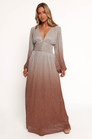 Jovie Maxi Dress – Starlight Bronze