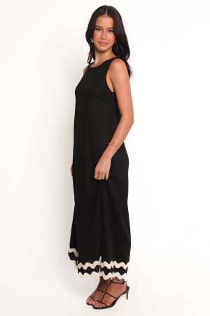 Juno Maxi Dress – Black