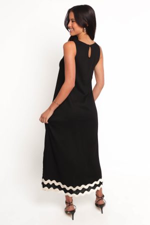 Juno Maxi Dress – Black