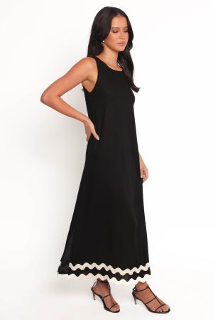 Juno Maxi Dress – Black