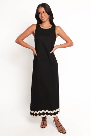 Juno Maxi Dress – Black