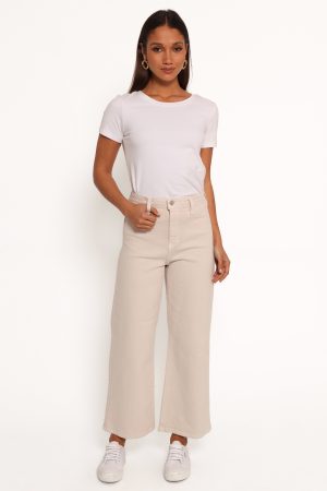 Just Black Trouser Wide Leg Jean – Supermoon