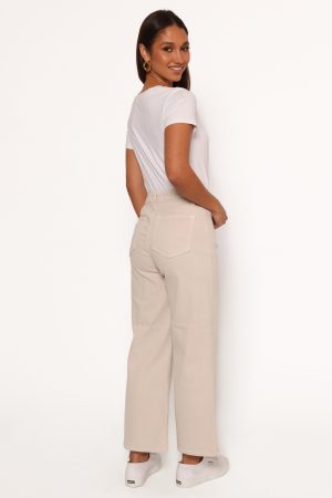 Just Black Trouser Wide Leg Jean – Supermoon