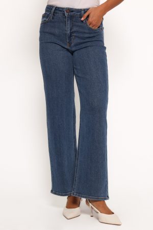 Just Black Uncut Straight Leg Jean – Dark Denim