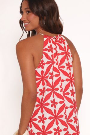 Kaelia Mini Dress – Red