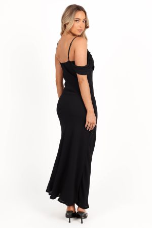 Kamryn Midi Dress – Black
