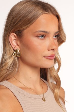 Katana Earrings – Gold