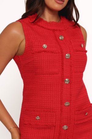 Kayli Mini Dress – Red