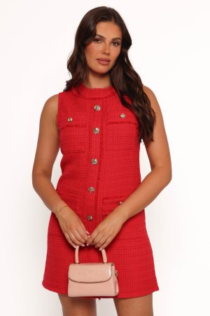 Kayli Mini Dress – Red