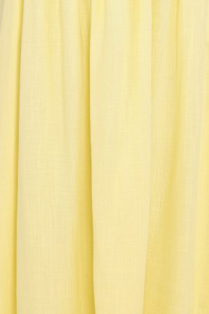 Kayt Strapless Dress – Butter Yellow