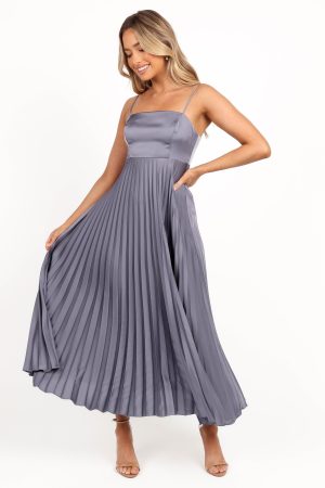 Keegan Maxi Dress – Steel Gray