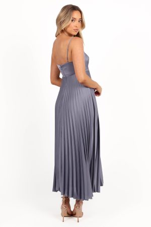 Keegan Maxi Dress – Steel Gray