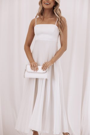 Keegan Maxi Dress – White